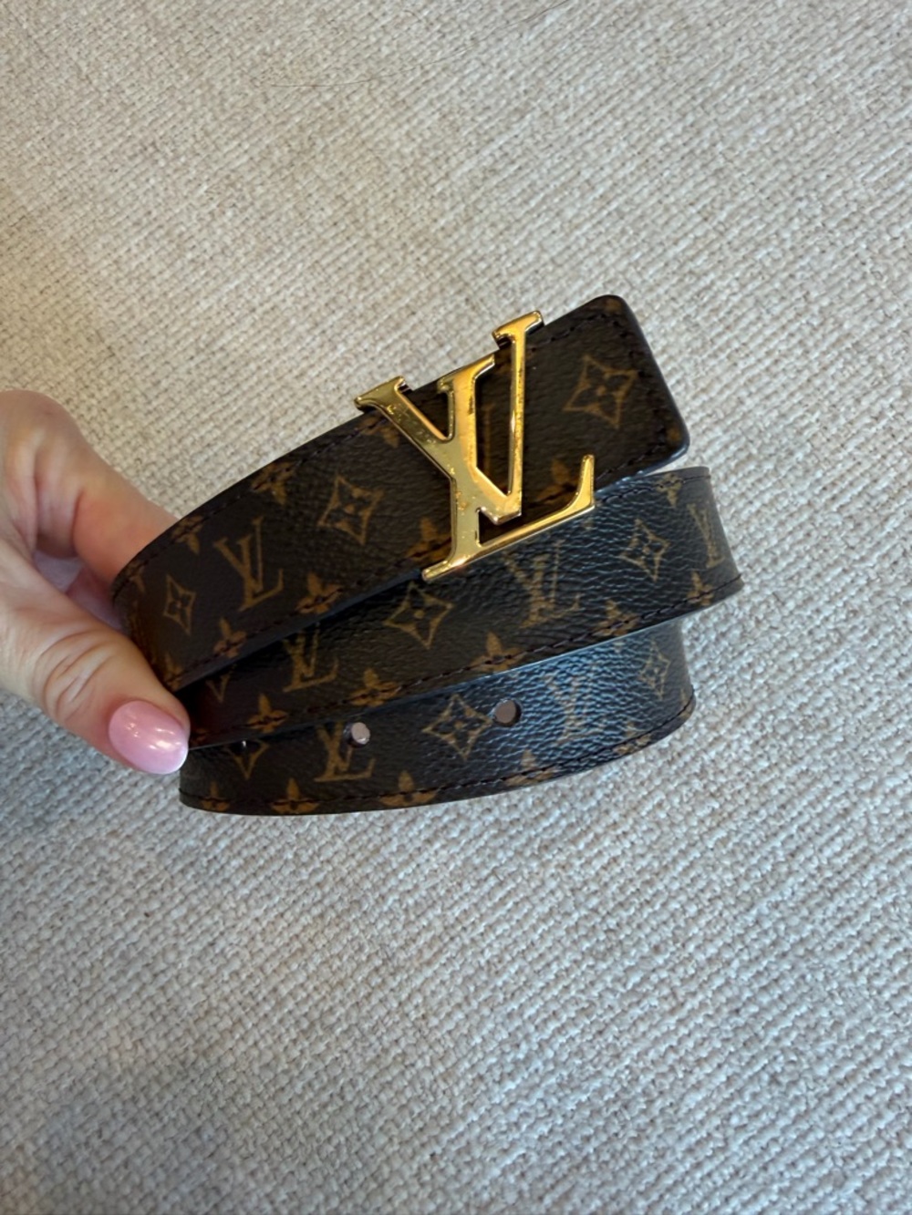 Louis Vuitton Brown Mini Monogram 25 Mm